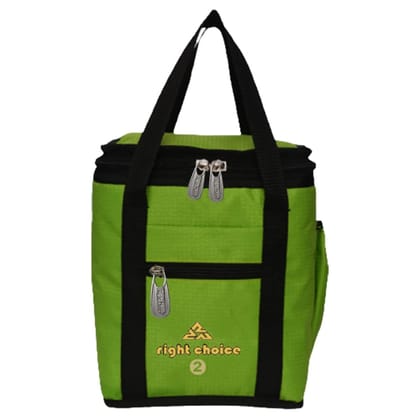 Right Choice Unisex Denim Lunch Box Bag (4L, Multicolour, 26 x 22 x 14 cm)