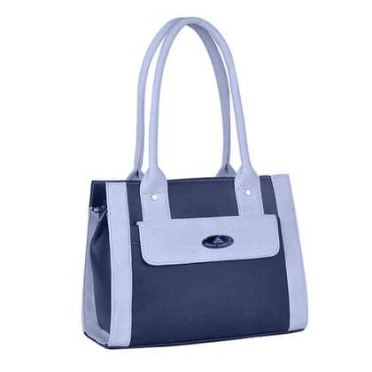 RIGHT CHOICE Styles Women's Shoulder Handbag (831 NAVY BLUE & HALF WHITE)