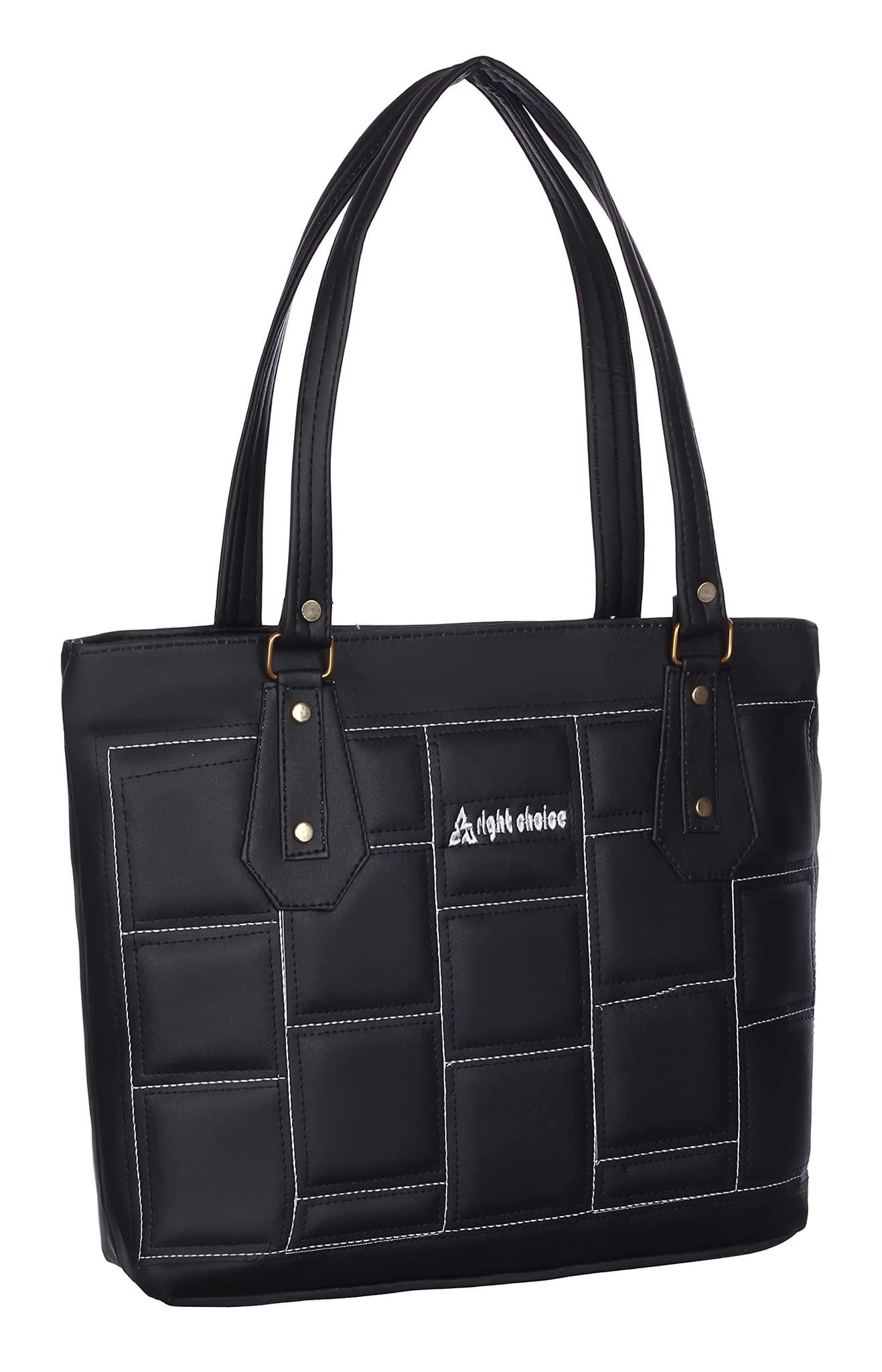 Amazon.com: HUIUEITW Purses and Handbags for Women Fashion Ladies PU  Leather Top Handle Satchel Shoulder Tote Bags (2-Black) : Clothing, Shoes &  Jewelry