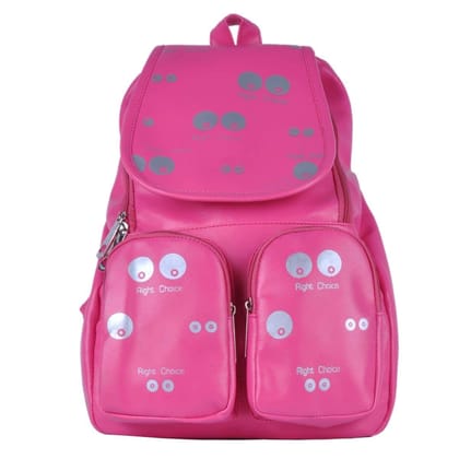 Right Choice Girl's Trendy, Stylish Backpacks Hand Bags, (Pink)