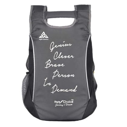 RIGHT CHOICE quality stylish casual backpack daily use unisex typography college bags (Boys and Girls)