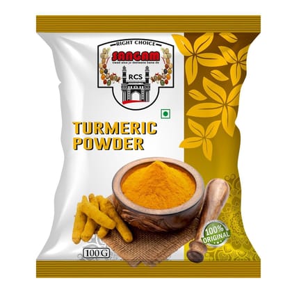 RIGHT CHOICE SANGAM Turmeric/Haldi Powder N atural Golden Turmeric Powder With NO Added Flavours and Colours