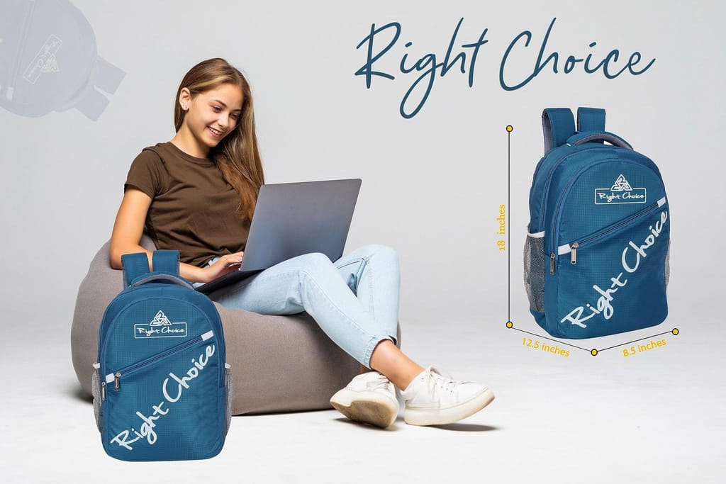 backpack laptop perfect choice RIGHT CHOICE Large 45L Laptop Backpack Daily use Unisex  office/school/college Laptop Backpack