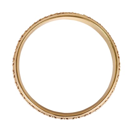 Cardinal Gold Plated Brass Bangles size 2.6