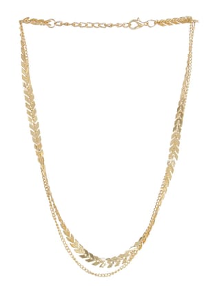 Cardinal Gold Color Brass Necklace Chain