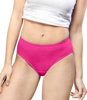 NRG Womens Cotton Assorted Colour Panties ( Pack of 1 Pink ) L01 Hipster