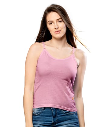 NRG Womens Cotton Assorted Colour Adjustable Slips ( Pack of 1 Pastol Pink ) L13 Camisole