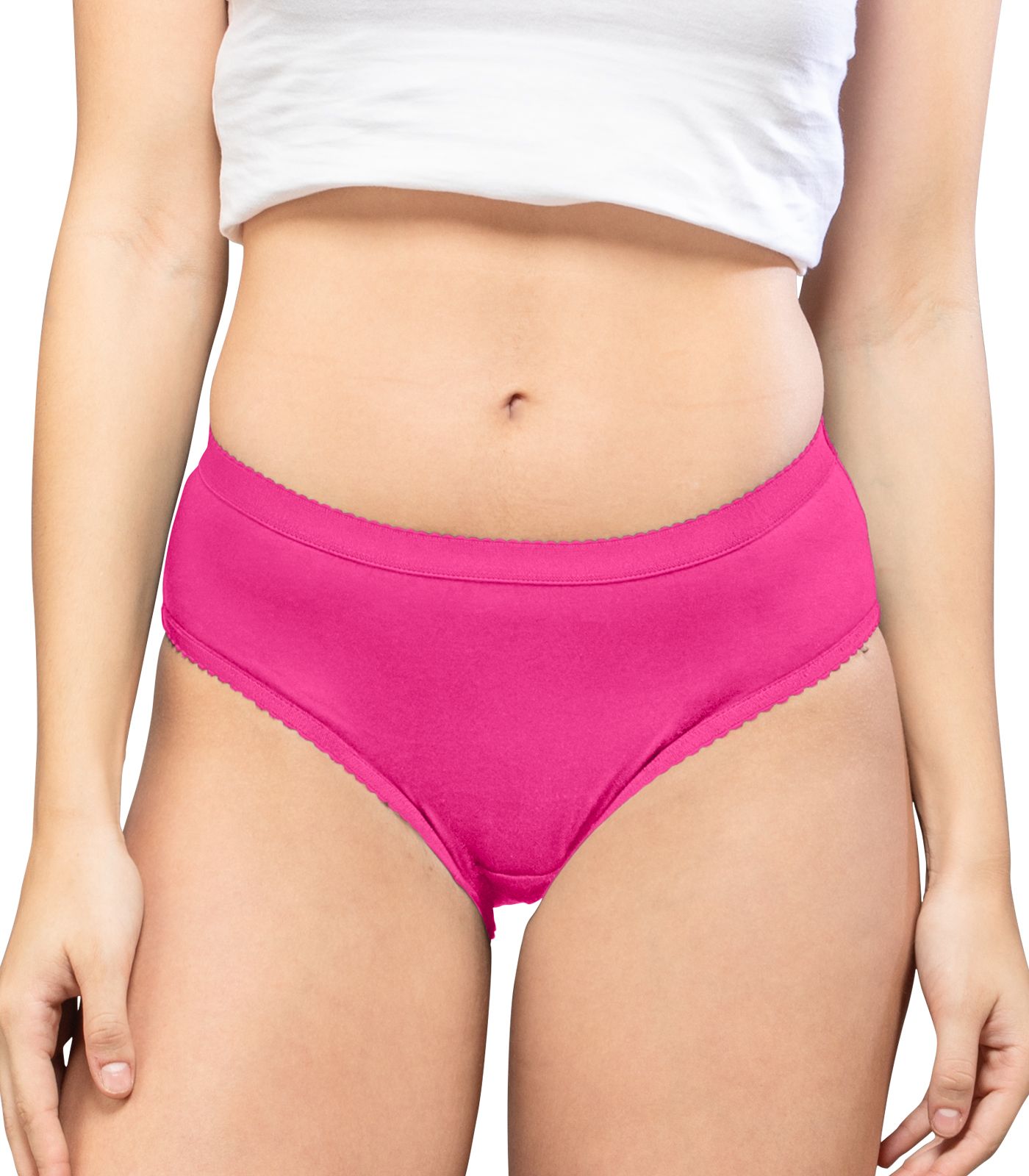 NRG Womens Cotton Assorted Colour Panties ( Pack of 1 Pink ) L04 Hipster