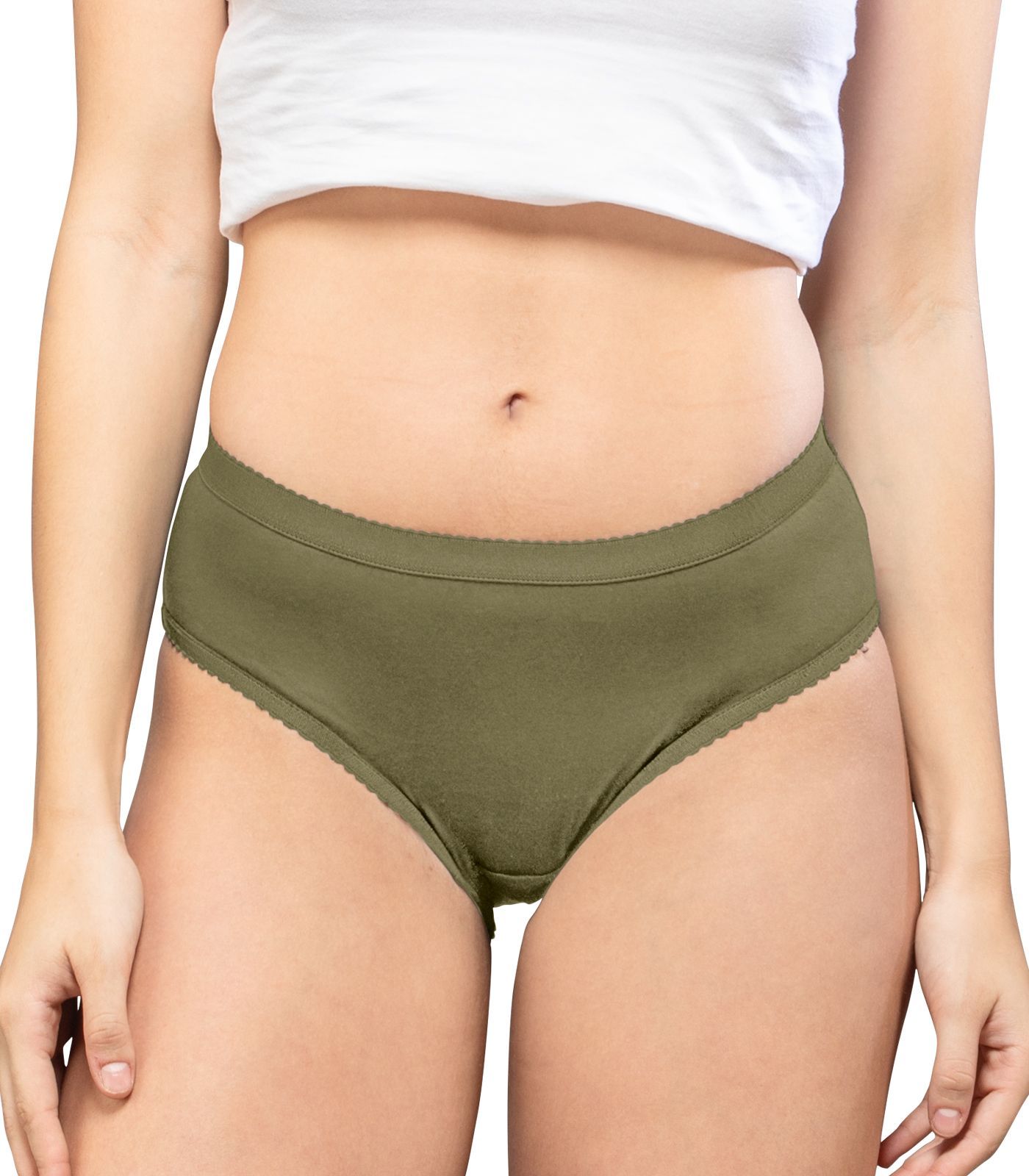 NRG Womens Cotton Assorted Colour Panties ( Pack of 1 Light Green ) L04 Hipster