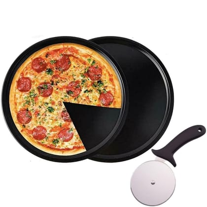 Skytail 10" Carbon Steel Pizza Tray with Cutter