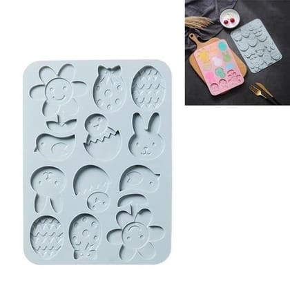 Skytail Easter Egg Silicone Mold - 12 Cavities