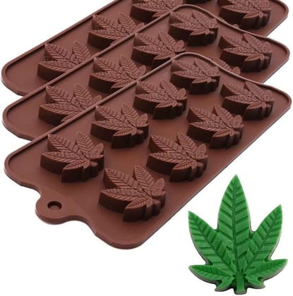 Skytail 8 Slot Marijuana Leaf Chocolate Mould