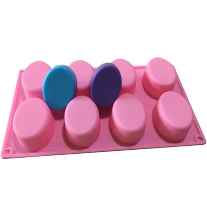 Skytail 8-Cavity Oval Silicone Mold