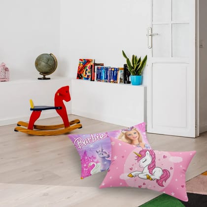 Kids Pillow Unicorn, Barbie Swan | Set of 2