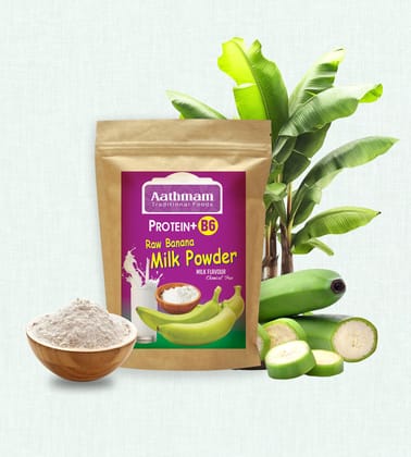 Aathmam Traditional Foods Protein Plus Raw Banana Milk Powder (Milk Flavour) 500 Gms