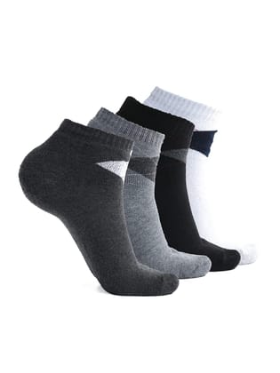 Kolor Fusion Men Above Ankle Length Terry Cotton Socks (Pack Of 5)