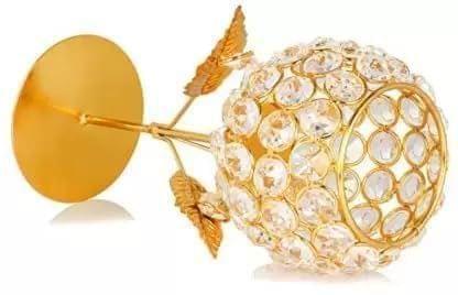 Veeradhyaenterprises Home Impex Candle Holder Steel, Crystal 2