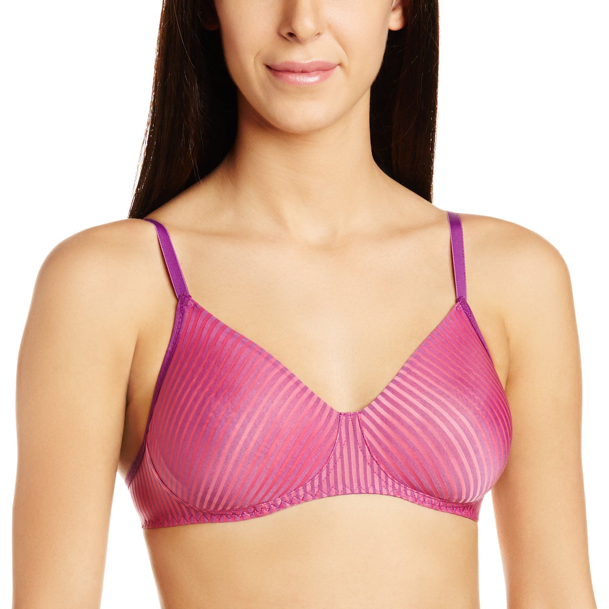 Enamor Non-Padded Wirefree T-Shirt Bra (EB37_Sparkling Grape_38B)