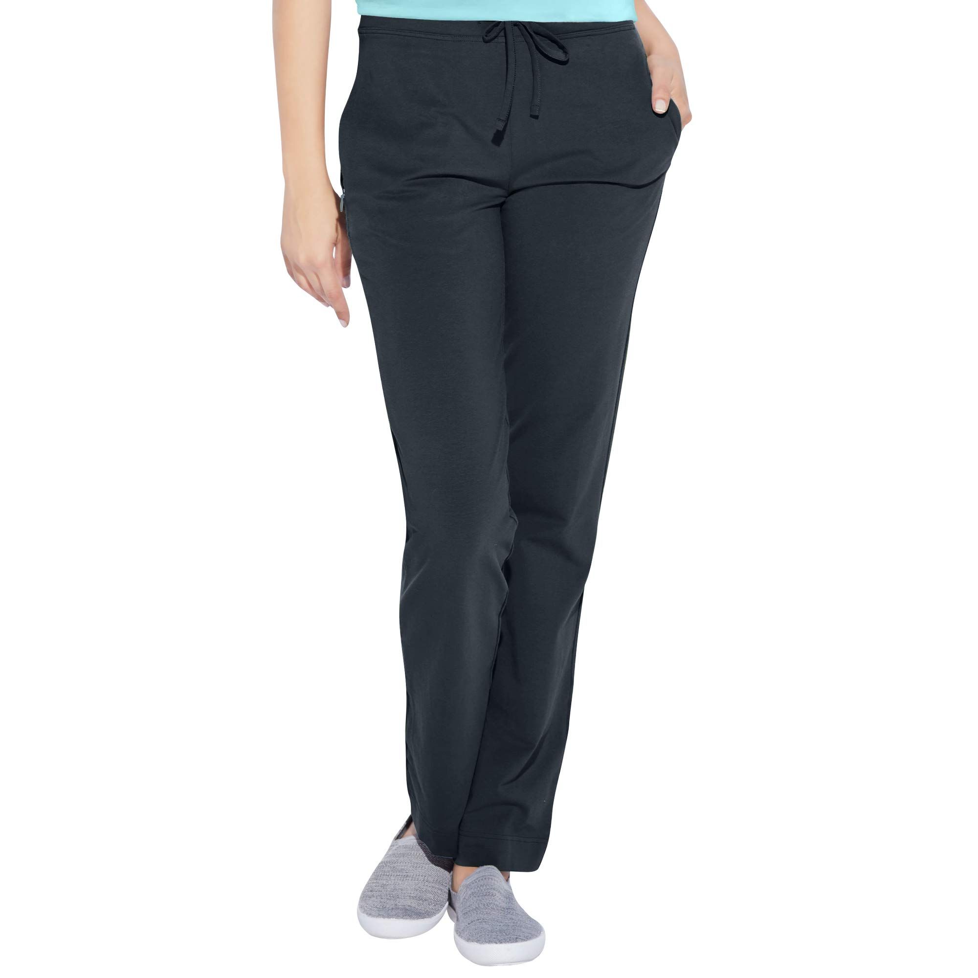 Enamor Essentials E014 Women�s Slim Fit Stretch Cotton Lounge Pants