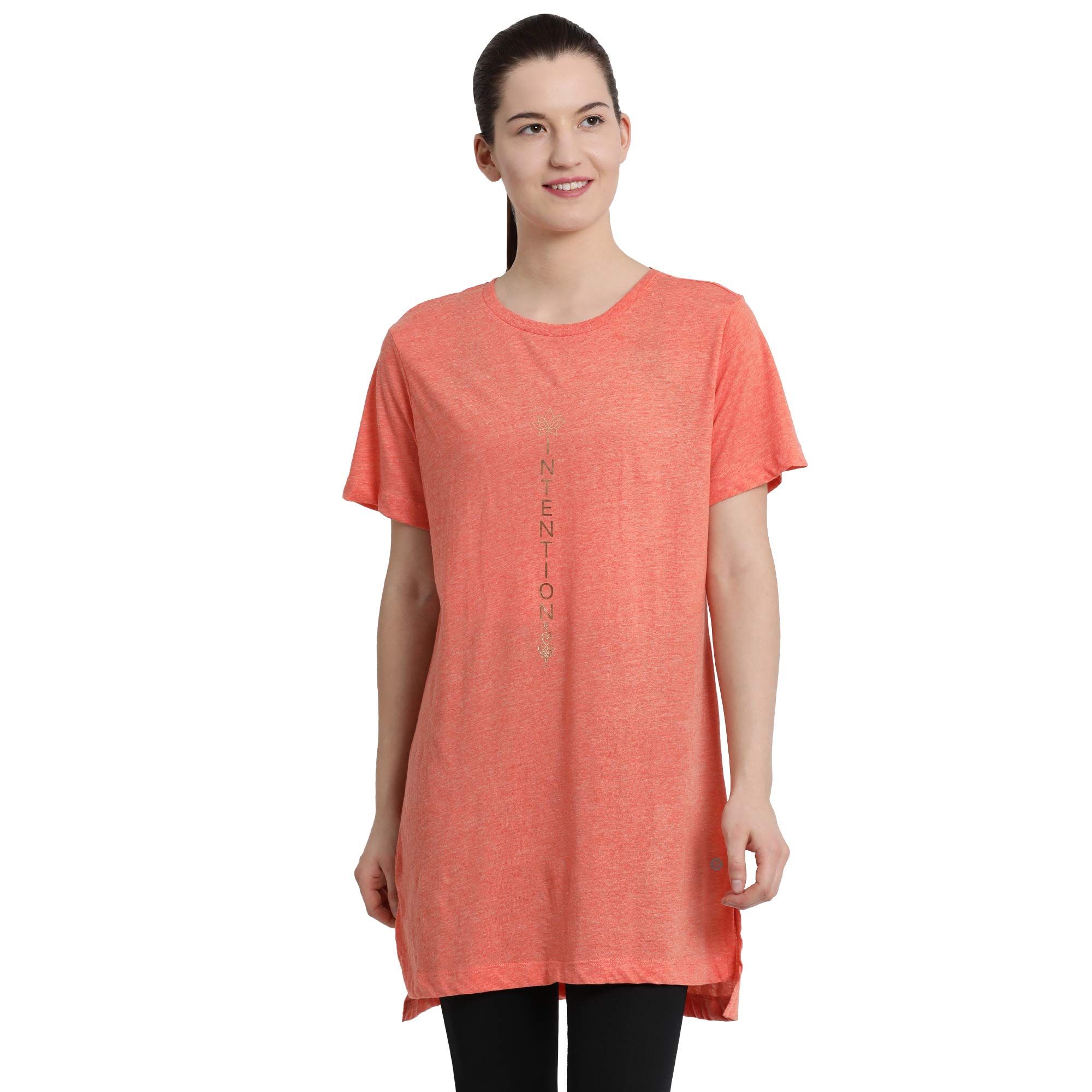 Enamor Essentials E061 Women Night Dress Cotton Tunic Tee