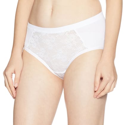 Enamor Women's Cotton Brief (EPFP026WHTL_White_L)