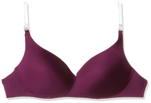 Enamor Womens Padded Non Wired Solid Full Coverage Bra