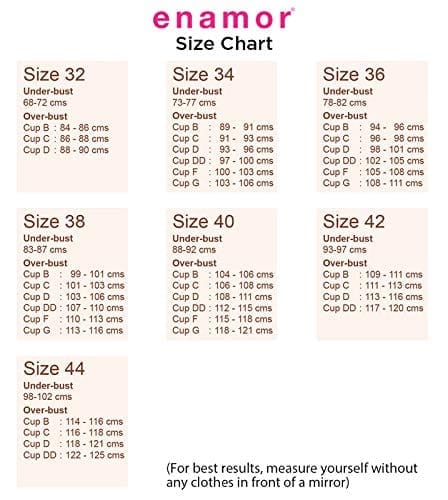 Enamor Women's Nylon F038 T-Shirt Bra