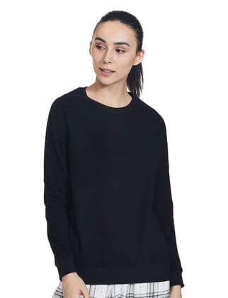 Enamor Essentials E113 Relaxed Fit Fleece Sweatshirt