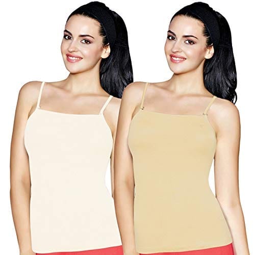 Enamor E007 Camis - Detachable Straps- Pack Of Tw0