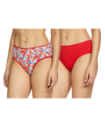 Enamor CR20 Stretch Cotton Hipster Panty - Mix of Pretty Prints and Solid Colors - Colors May Vary