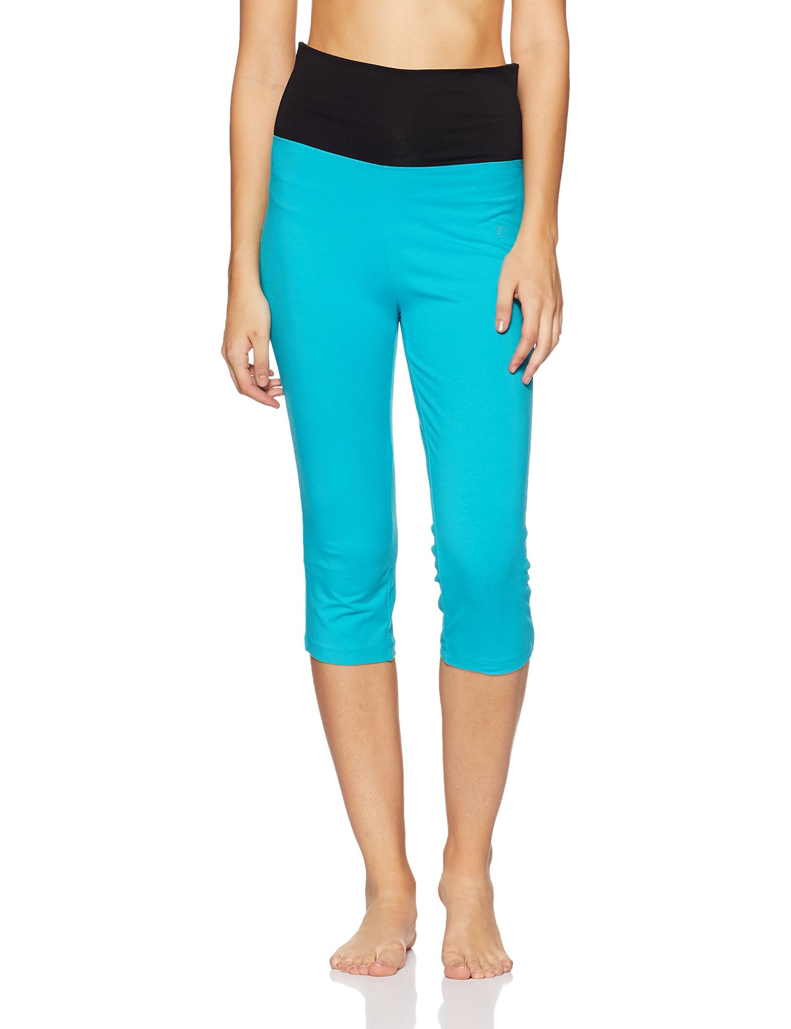 Enamor Women's Cotton Yoga Capris