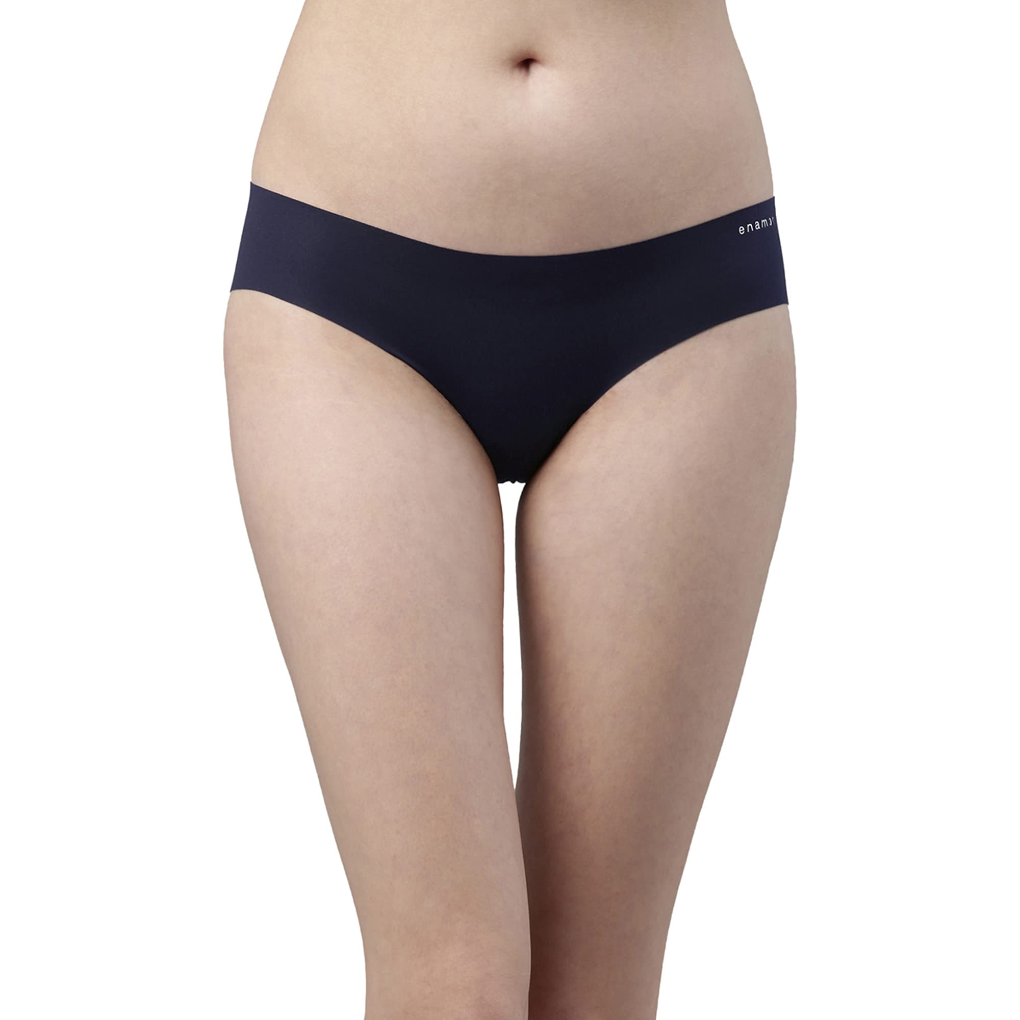 Enamor Women's Polyamide Quick Dry Full Coverage & Low Waist Bikini Style  Underwear