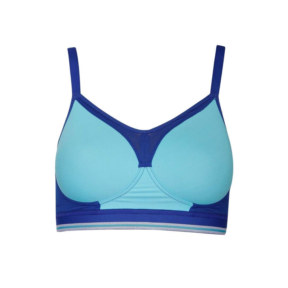 Enamor Women's Synthetic Sports Padded Non Wired Bra