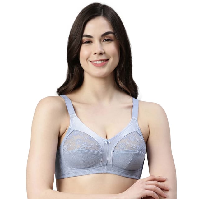 Enamor Super Contouring M-frame Full Support Fab-Cool Cotton Bra