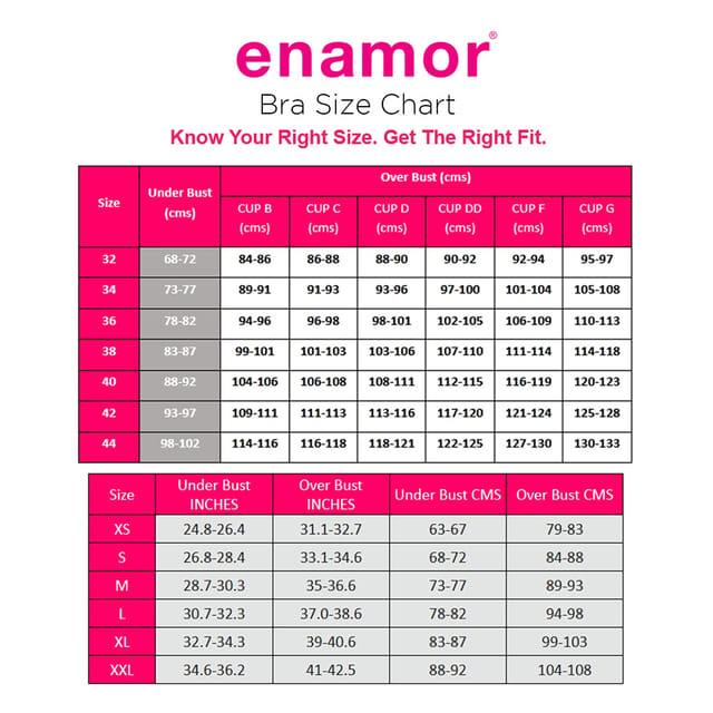 Enamor FB12 Full Support Smooth Super Lift Bra - Non-Padded, Wirefree &  Full Coverage