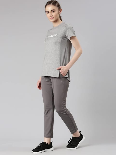 Enamor Women's Relaxed Pants (E401_Charcoal Melange_M_CHARCOALMELANGE_M) :  Amazon.in: Fashion