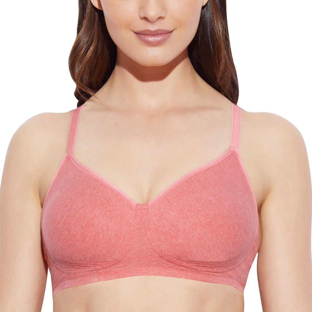 Enamor A042 Side Support�Shaper�Stretch�Cotton Everyday Bra - Non-Padded,�Wire-Free�& High Coverage