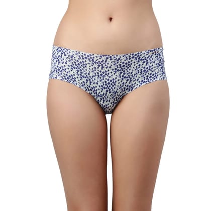 Enamor Women's Mid Waist Full Coverage 100% Cotton Crotch Hipster Panty (Pack of 1) - PH40(PH40-Softmintcombo-L)