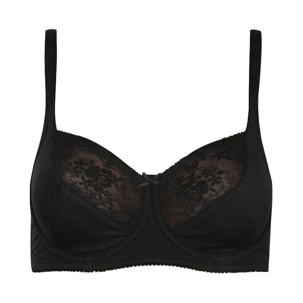 Enamor Non-Padded Wired Bra (A012_Black_36C)