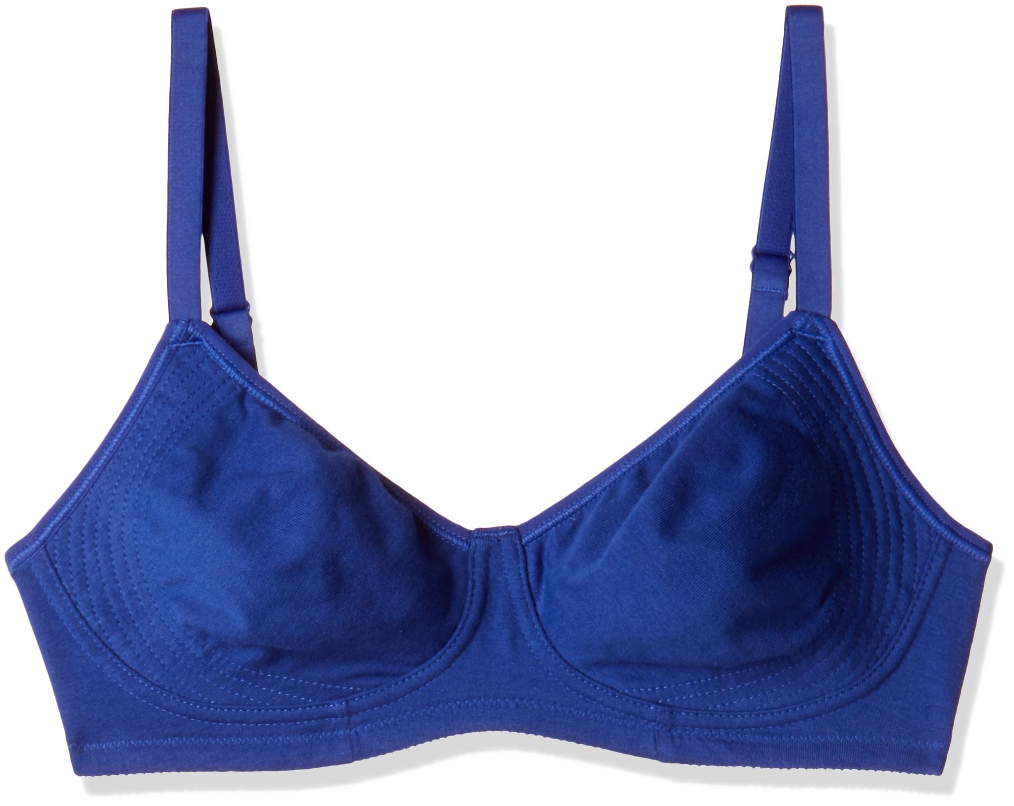 Enamor A042 Side Support�Shaper�Supima�Cotton Everyday�Bra - Non-Padded,�Wirefree�& High Coverage DEEP Ultramarine