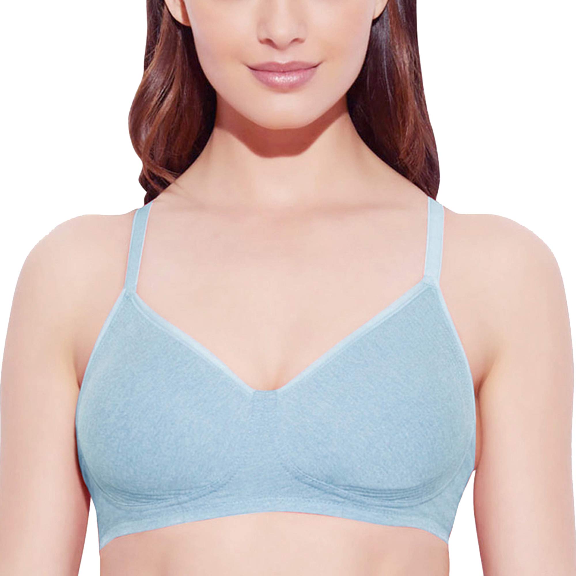 Enamor A042 Side Support�Shaper�Stretch�Cotton Everyday Bra - Non-Padded,�Wire-Free�& High Coverage