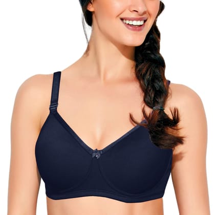 Enamor A025 Long Lasting T-Shirt Bra - Non-Padded Wirefree High Coverage - Eclipse