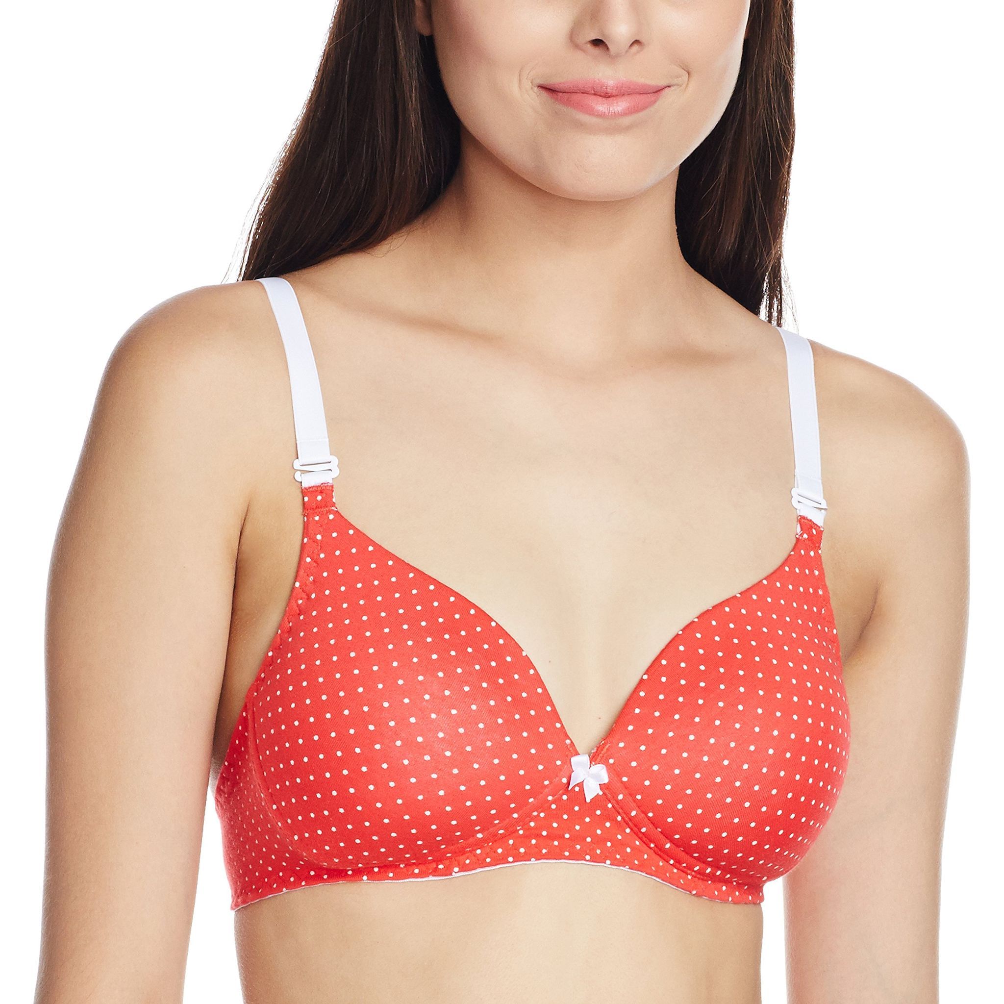 Enamor A071 T-Shirt Cotton Bra - Full Support • Padded • Wirefree • Detachable Straps
