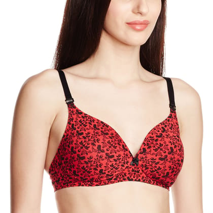 Enamor A071 T-Shirt Cotton Bra - Full Support • Padded • Wirefree • Detachable Straps
