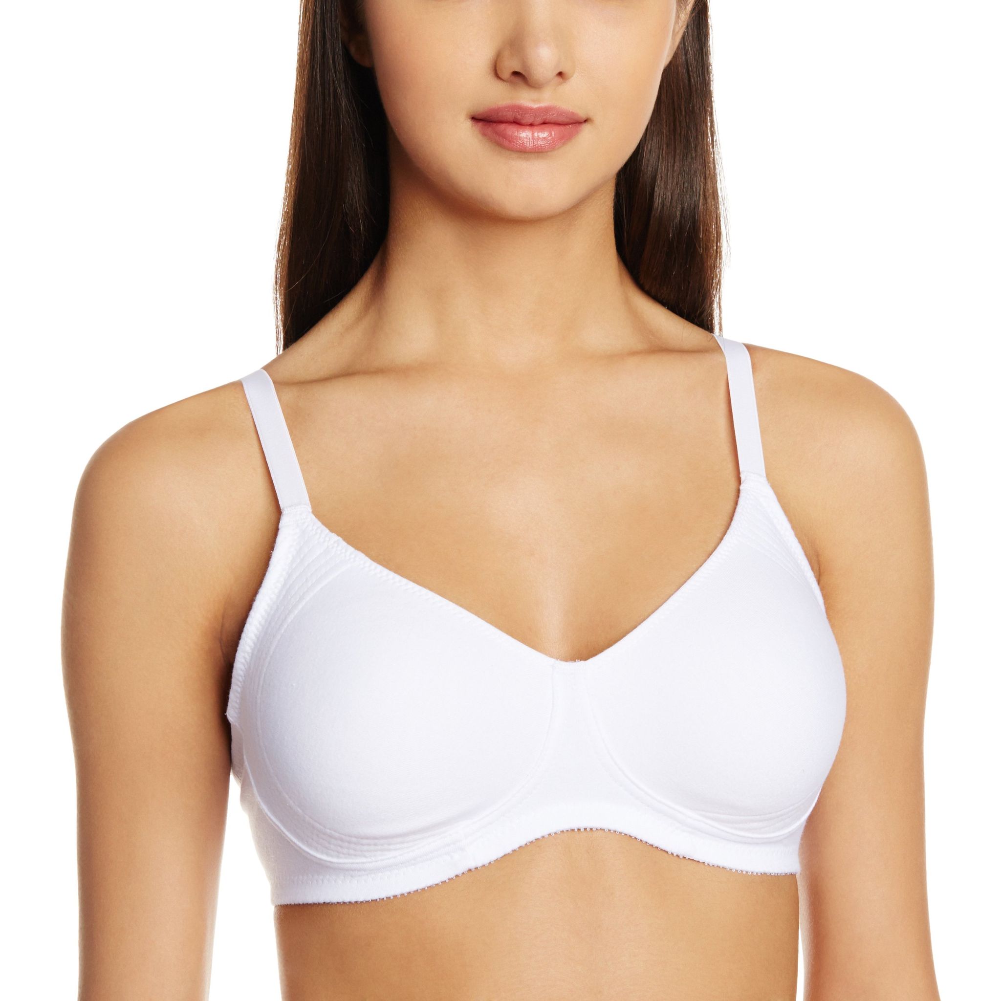 Enamor Women's Non-Wired Bra -34B (White)