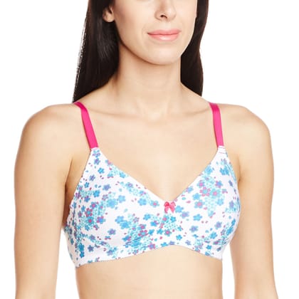 Enamor A074 Side Support�Shaper�Stretch�Cotton Everyday Bra - Non-Padded,�Wire-Free�& High Coverage