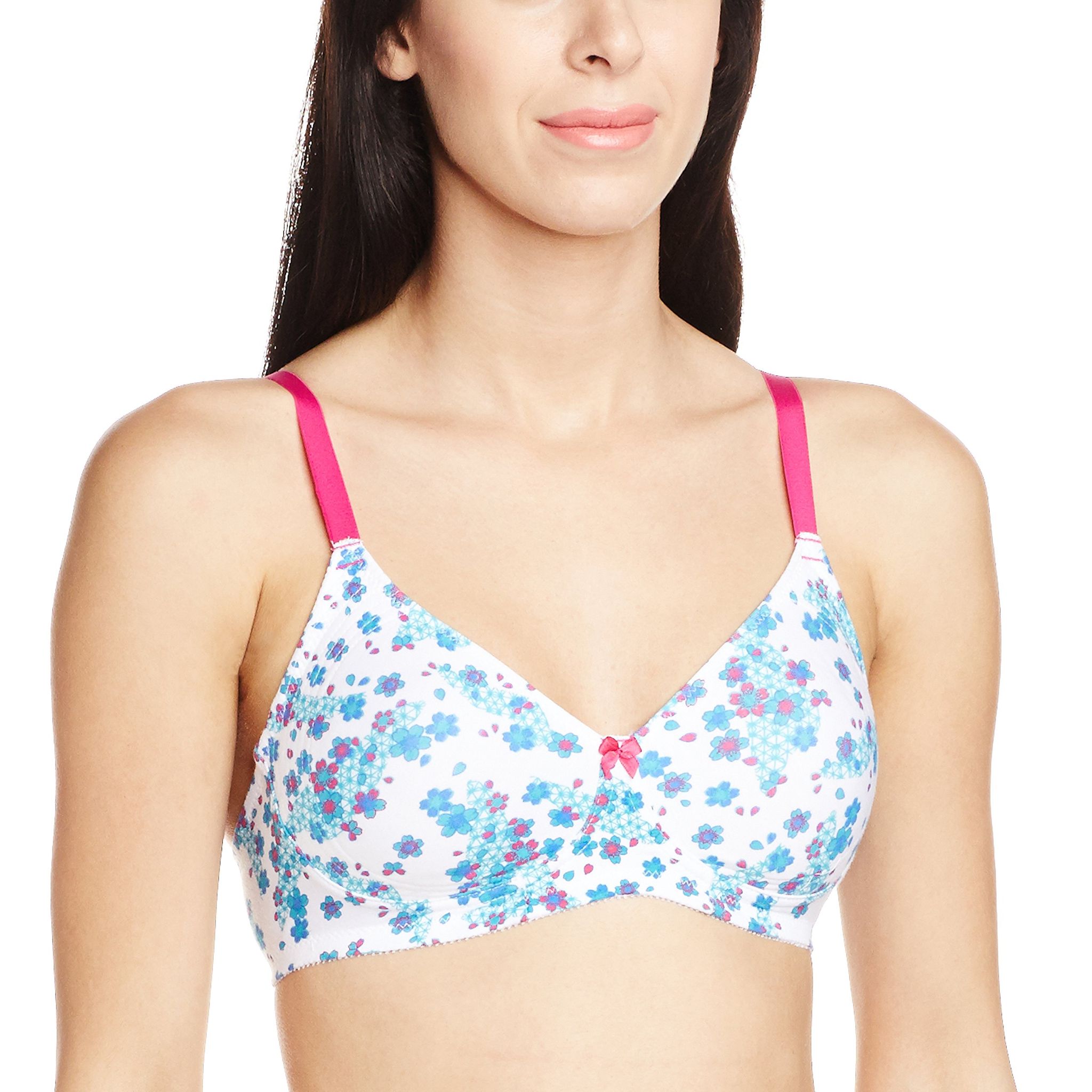 Enamor A074 Side Support�Shaper�Stretch�Cotton Everyday Bra - Non-Padded,�Wire-Free�& High Coverage