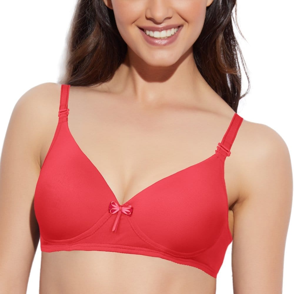 Enamor F023 Perfect Plunge T-shirt Bra� Padded, Wirefree & Medium Coverage