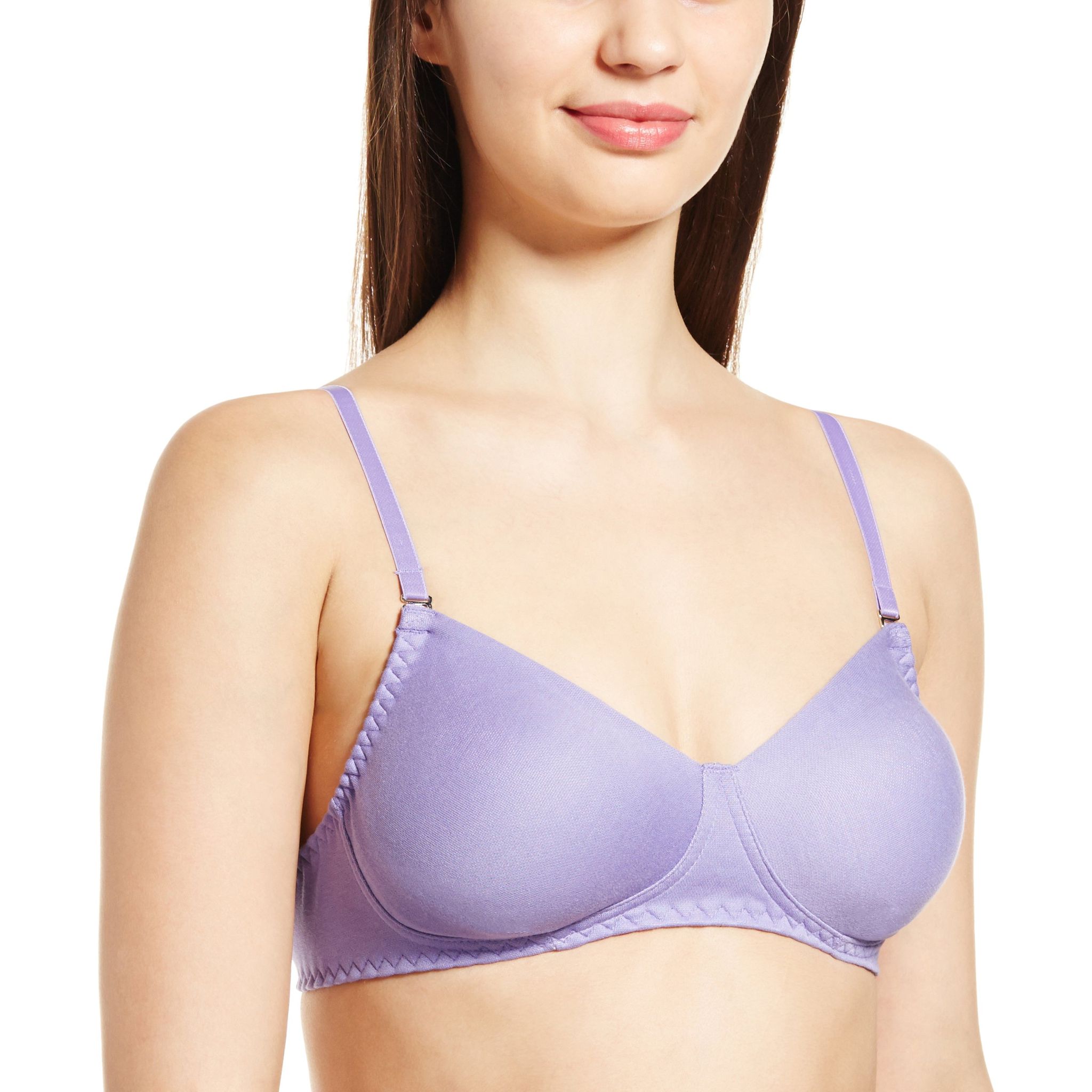 Enamor Non-Padded Wirefree T-Shirt Bra (Lilac)