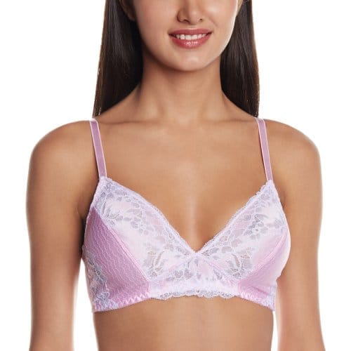 Enamor Women's Non-Wired Bra -32B (Pink Lady)